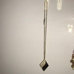 Silver and gold necklace